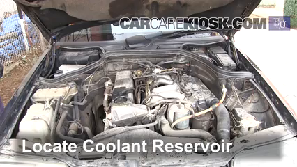 1995 Mercedes-Benz E250 2.5L 5 Cyl. Diesel Coolant (Antifreeze) Add Coolant